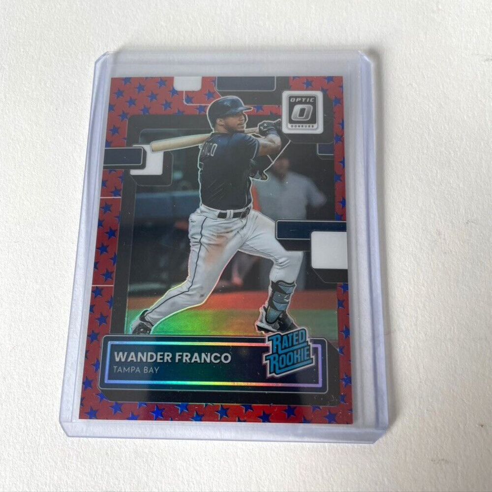 Wander Franco 2022 Panini Donruss Optic Rated Liberty Prizm /25 #34 Rookie RC